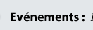 Ev&eacute;nements