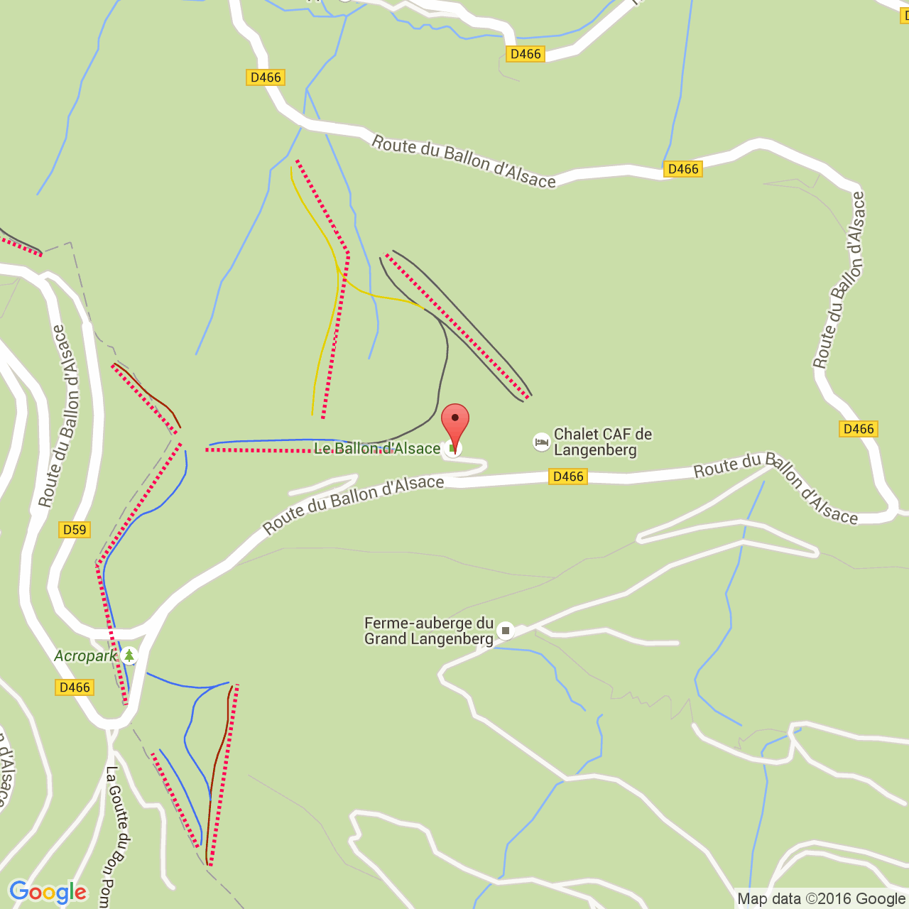 orkest Vestiging Wanneer Ferme auberge du Langenberg dans les Vosges: ski, raquettes, randonnée,  VTT, Acropark dans la Vallée de Masevaux en Alsace